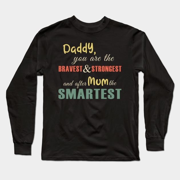 Funny fathers day shirt gift Long Sleeve T-Shirt by vpdesigns